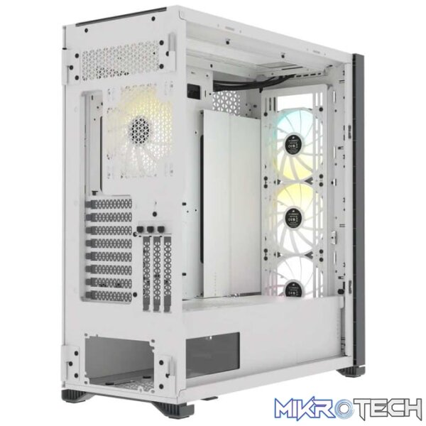 Corsair iCUE 7000X White RGB Tempered Glass Full-Tower ATX PC Case - Image 6